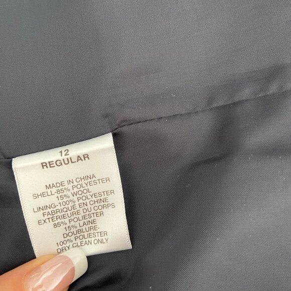 Claiborne Boys’ Size 12 Navy Blazer – Gold Crest Buttons, Classic Style, EUC - Picture 6 of 13